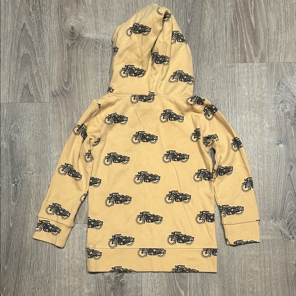 Kate Quinn Tan Motorcycle Print Hoodie - Picture 3 of 3